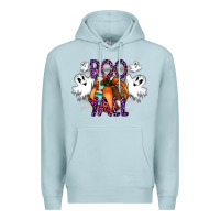 Blue Mist Boo yall Premium Hoodie - CowhideDigitalArt