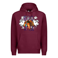 Burgundy Boo yall Premium Hoodie - CowhideDigitalArt