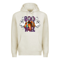 Oatmeal Heather Boo yall Premium Hoodie - CowhideDigitalArt