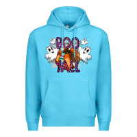 Ocean Blue Boo yall Premium Hoodie - CowhideDigitalArt