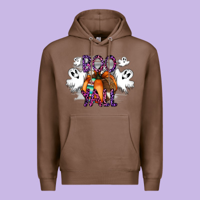 Boo Yall Premium Hoodie Designed By Cowhidedigitalart