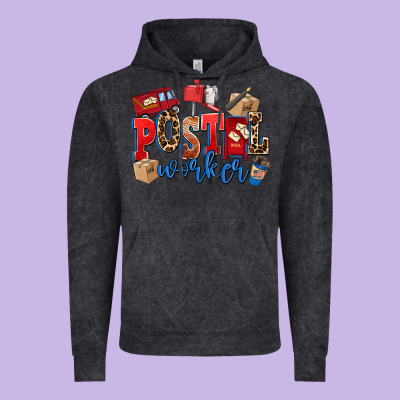 Postal Worker Vintage Hoodie Designed By Adodesignshop
