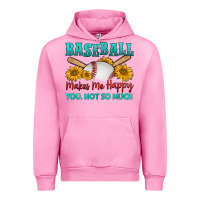 Baseball Makes Me Happy You, Not So Much Urban Hoodie | Teevron