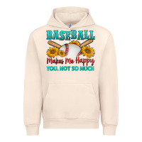 Sandshell baseball makes me happy you, not so much Urban Hoodie - HRA Design Shop