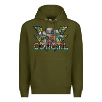 Army Green cowgirl2 2 Premium Hoodie - SublimationCraftShop