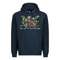 Navy cowgirl2 2 Premium Hoodie - SublimationCraftShop