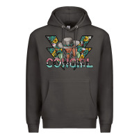 Smoke cowgirl2 2 Premium Hoodie - SublimationCraftShop