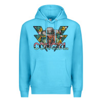 Ocean Blue cowgirl2 2 Premium Hoodie - SublimationCraftShop
