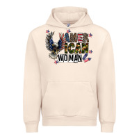 Sandshell american woman Urban Hoodie - CowhideDigitalArt