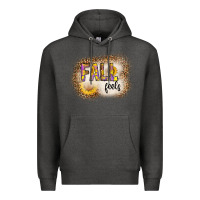 Charcoal Heather fall feels Premium Hoodie - CowhideDigitalArt