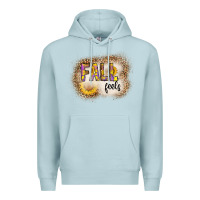 Blue Mist fall feels Premium Hoodie - CowhideDigitalArt