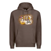 Coffee fall feels Premium Hoodie - CowhideDigitalArt
