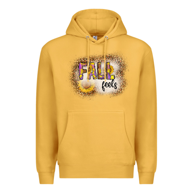 Fall Feels Premium Hoodie by CowhideDigitalArt | Teevron