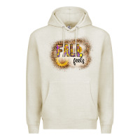 Oatmeal Heather fall feels Premium Hoodie - CowhideDigitalArt