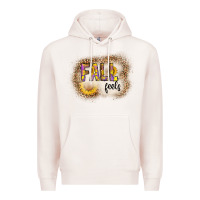 Pale Pink fall feels Premium Hoodie - CowhideDigitalArt