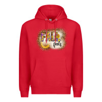 Red fall feels Premium Hoodie - CowhideDigitalArt
