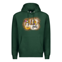Sports Green fall feels Premium Hoodie - CowhideDigitalArt