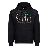 Black being a gigi makes my life complate Urban Hoodie - CowhideDigitalArt