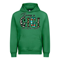 Emerald being a gigi makes my life complate Urban Hoodie - CowhideDigitalArt