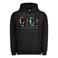 Pigment Black being a gigi makes my life complate Urban Hoodie - CowhideDigitalArt