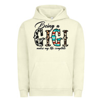 Pigment Pistachio being a gigi makes my life complate Urban Hoodie - CowhideDigitalArt