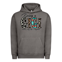 Pigment Tornado being a gigi makes my life complate Urban Hoodie - CowhideDigitalArt
