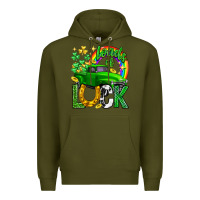 Army Green Loads of luck truck st. patricks day Premium Hoodie - Neo Western