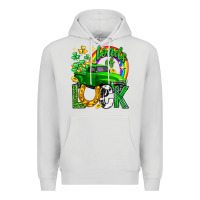 Dove Grey Loads of luck truck st. patricks day Premium Hoodie - Neo Western