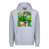 Heather Grey Loads of luck truck st. patricks day Premium Hoodie - Neo Western