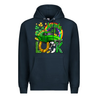 Navy Loads of luck truck st. patricks day Premium Hoodie - Neo Western