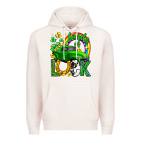 Pale Pink Loads of luck truck st. patricks day Premium Hoodie - Neo Western