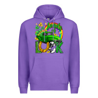Purple Loads of luck truck st. patricks day Premium Hoodie - Neo Western