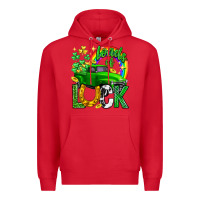 Red Loads of luck truck st. patricks day Premium Hoodie - Neo Western