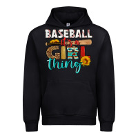 Black baseball it's a girl thing Urban Hoodie - HRA Design Shop