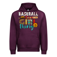 Mauve Wine baseball it's a girl thing Urban Hoodie - HRA Design Shop