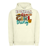 Pigment Pistachio baseball it's a girl thing Urban Hoodie - HRA Design Shop