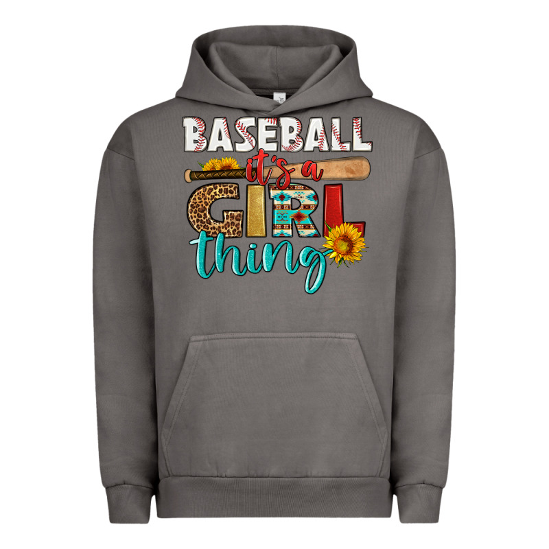 Baseball It's A Girl Thing Urban Hoodie by HRA Design Shop | Teevron