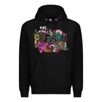 Black cowgirl2 Premium Hoodie - SublimationCraftShop