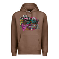 Chestnut cowgirl2 Premium Hoodie - SublimationCraftShop