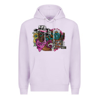 Lilac cowgirl2 Premium Hoodie - SublimationCraftShop