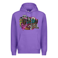 Purple cowgirl2 Premium Hoodie - SublimationCraftShop
