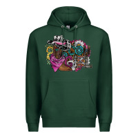 Sports Green cowgirl2 Premium Hoodie - SublimationCraftShop