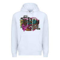 White cowgirl2 Premium Hoodie - SublimationCraftShop
