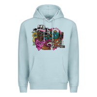 Blue Mist cowgirl2 Premium Hoodie - SublimationCraftShop