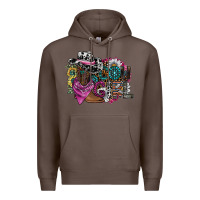 Coffee cowgirl2 Premium Hoodie - SublimationCraftShop