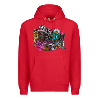 Red cowgirl2 Premium Hoodie - SublimationCraftShop