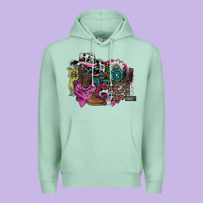 Cowgirl2 Premium Hoodie Designed By Sublimationcraftshop