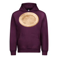 Mauve Wine plate fa element Urban Hoodie - FaDigitalArtStudio