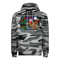 Slate Camo heaux heaux heaux christmas louisiana swamp Premium Hoodie - FaDigitalArtStudio