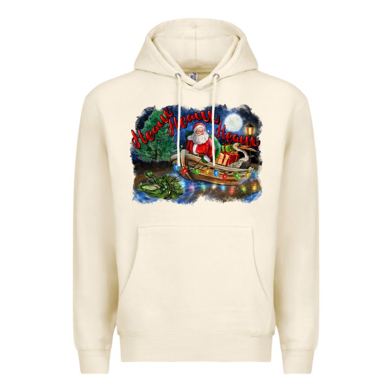Heaux Heaux Heaux Christmas Louisiana Swamp Premium Hoodie by FaDigitalArtStudio | Teevron